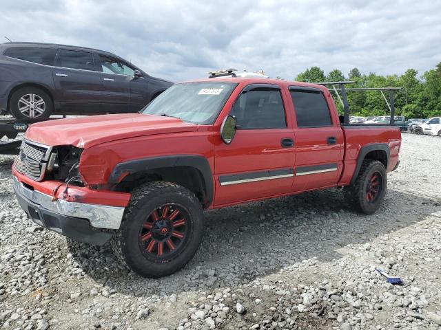 2GCEK13ZX71170431 - 2007 CHEVROLET SILVERADO K1500 CLASSIC CREW CAB RED photo 1