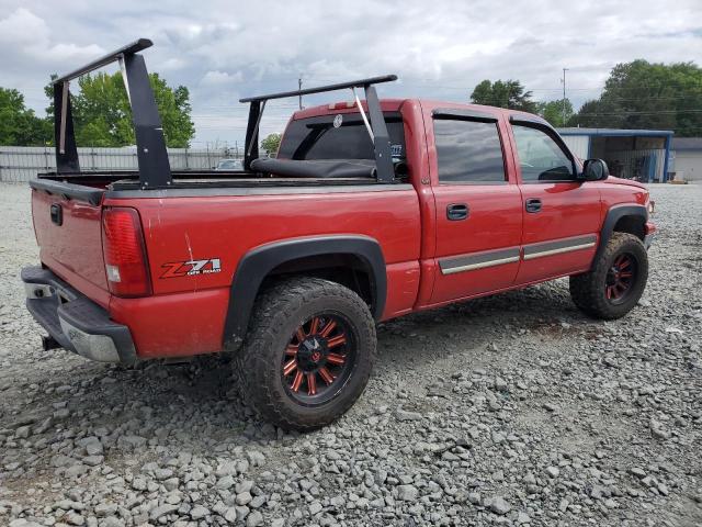 2GCEK13ZX71170431 - 2007 CHEVROLET SILVERADO K1500 CLASSIC CREW CAB RED photo 3