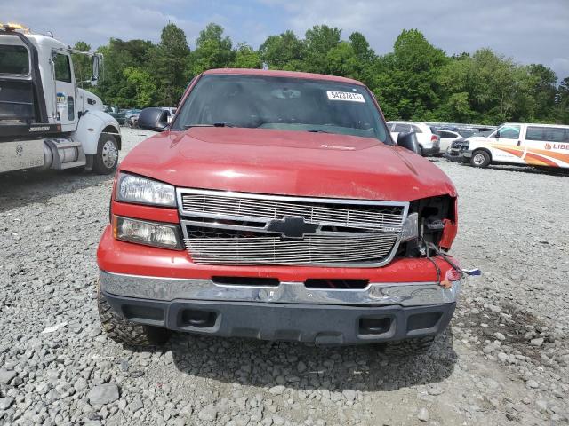 2GCEK13ZX71170431 - 2007 CHEVROLET SILVERADO K1500 CLASSIC CREW CAB RED photo 5