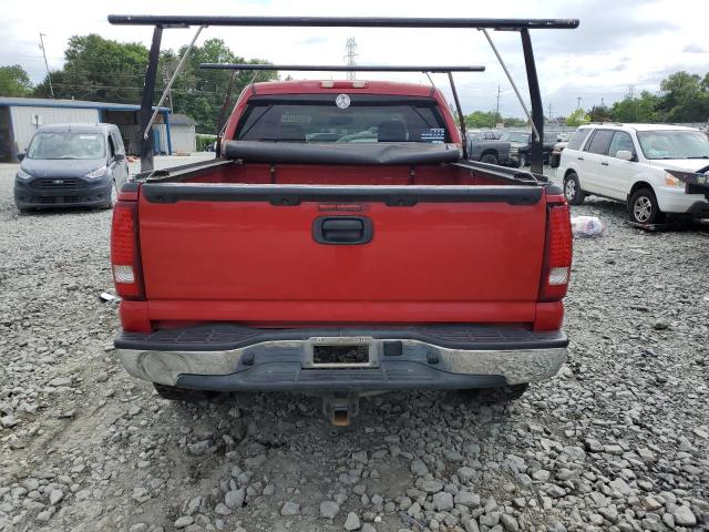 2GCEK13ZX71170431 - 2007 CHEVROLET SILVERADO K1500 CLASSIC CREW CAB RED photo 6