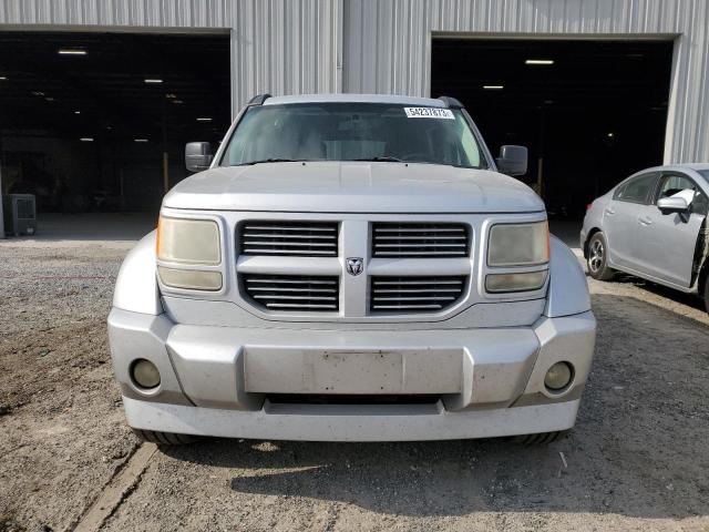 1D8GT586X7W730972 - 2007 DODGE NITRO R/T SILVER photo 5