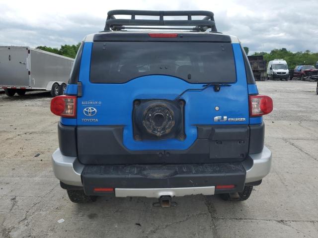 JTEBU11FX70100070 - 2007 TOYOTA FJ CRUISER BLUE photo 6