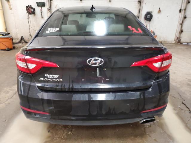 5NPE24AF4HH488216 - 2017 HYUNDAI SONATA SE BLACK photo 6