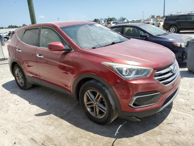 5XYZT3LB3HG391308 - 2017 HYUNDAI SANTA FE S RED photo 4