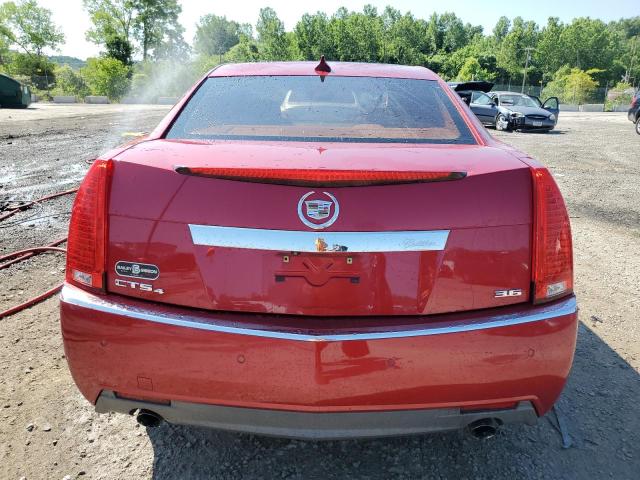 1G6DS5ED2B0139329 - 2011 CADILLAC CTS PREMIUM COLLECTION RED photo 6