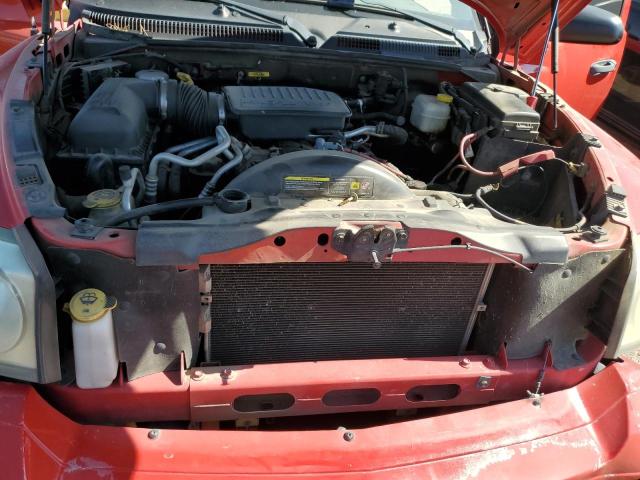 1D7HE48N76S634016 - 2006 DODGE DAKOTA QUAD SLT BURGUNDY photo 11