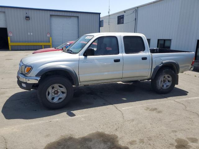 5TEGM92N51Z813187 - 2001 TOYOTA TACOMA DOUBLE CAB PRERUNNER SILVER photo 1