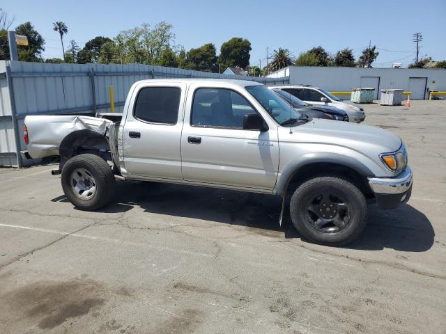 5TEGM92N51Z813187 - 2001 TOYOTA TACOMA DOUBLE CAB PRERUNNER SILVER photo 4