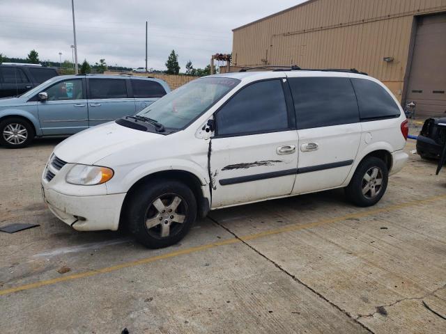 1D4GP45R45B344180 - 2005 DODGE CARAVAN SXT WHITE photo 1