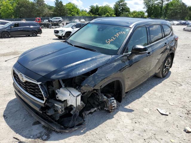 5TDGZRBH7LS040802 - 2020 TOYOTA HIGHLANDER XLE 黑色 照片 1