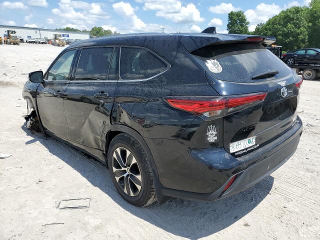 5TDGZRBH7LS040802 - 2020 TOYOTA HIGHLANDER XLE 黑色 照片 2