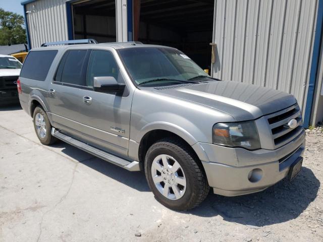 1FMFK19508LA82035 - 2008 FORD EXPEDITION EL LIMITED SILVER photo 4