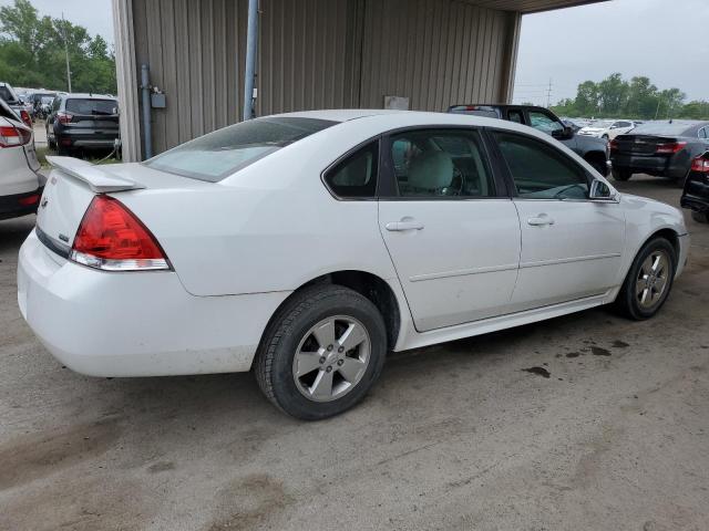 2G1WG5EKXB1223322 - 2011 CHEVROLET IMPALA LT WHITE photo 3