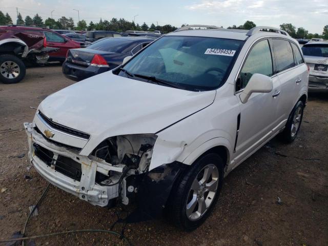 3GNAL4EK4ES652253 - 2014 CHEVROLET CAPTIVA LTZ WHITE photo 1