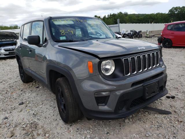 ZACNJBAB7LPL87799 - 2020 JEEP RENEGADE SPORT GRAY photo 1