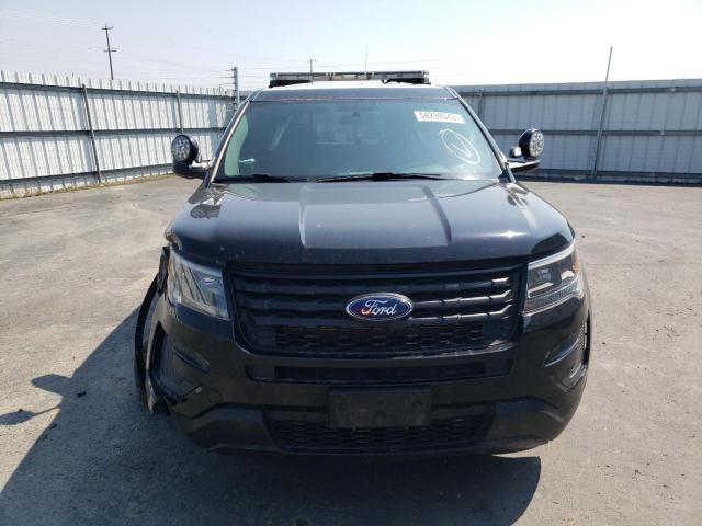 1FM5K8AR9HGD93099 - 2017 FORD EXPLORER POLICE INTERCEPTOR TWO TONE photo 5