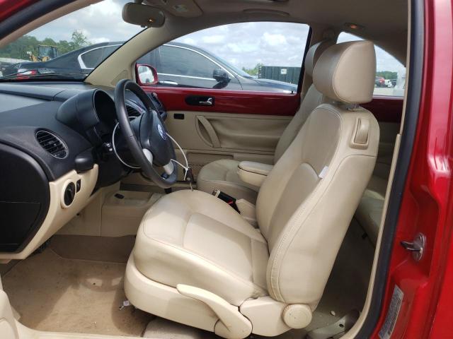 3VWRW3AG9AM029026 - 2010 VOLKSWAGEN NEW BEETLE RED photo 7