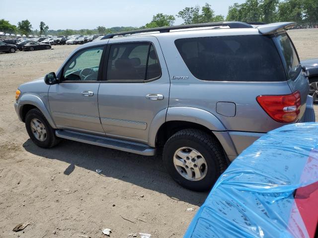 5TDBT48A11S048951 - 2001 TOYOTA SEQUOIA LIMITED SILVER photo 2