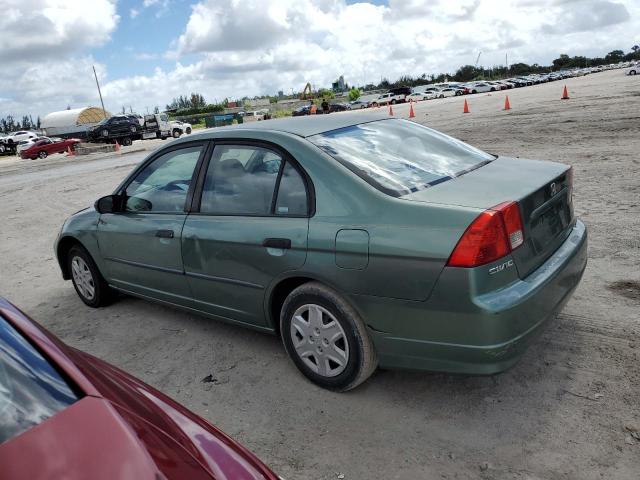 2HGES16394H596445 - 2004 HONDA CIVIC DX VP GREEN photo 2