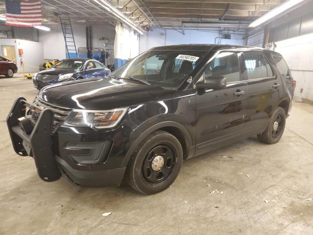 1FM5K8AR1KGB45663 - 2019 FORD EXPLORER POLICE INTERCEPTOR BLACK photo 1