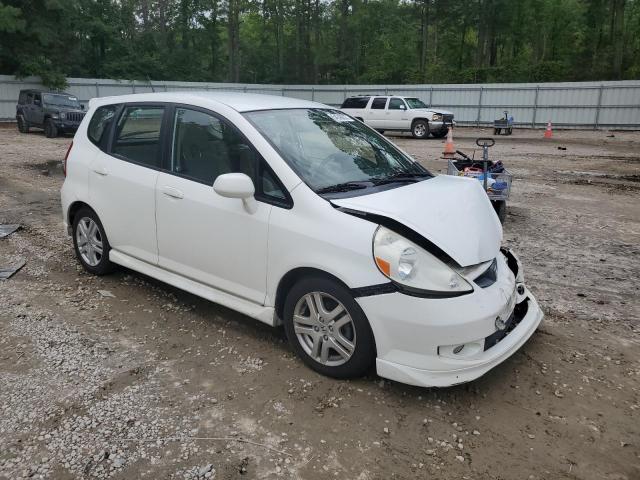 JHMGD38697S066167 - 2007 HONDA FIT S 白色 照片 4