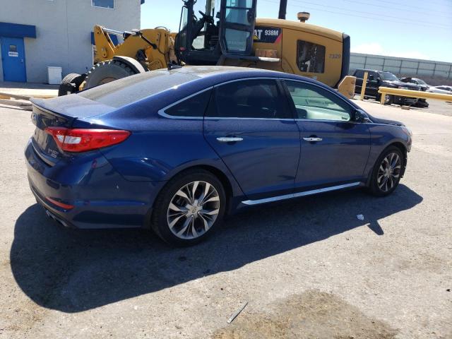 5NPE34AB2FH190075 - 2015 HYUNDAI SONATA SPORT BLUE photo 3