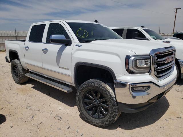 3GTU2NEC9JG308423 - 2018 GMC SIERRA K1500 SLT WHITE photo 1