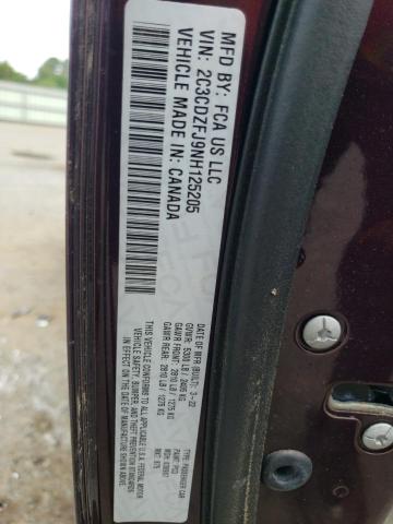 2C3CDZFJ9NH125205 - 2022 DODGE CHALLENGER R/T SCAT PACK PURPLE photo 13