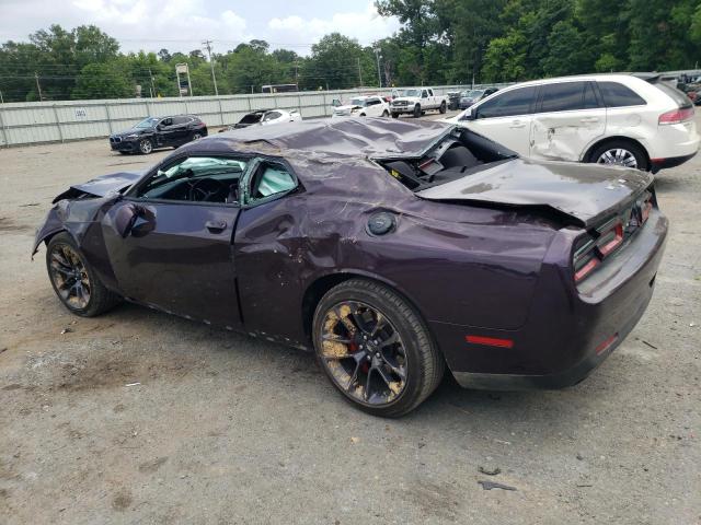 2C3CDZFJ9NH125205 - 2022 DODGE CHALLENGER R/T SCAT PACK PURPLE photo 2