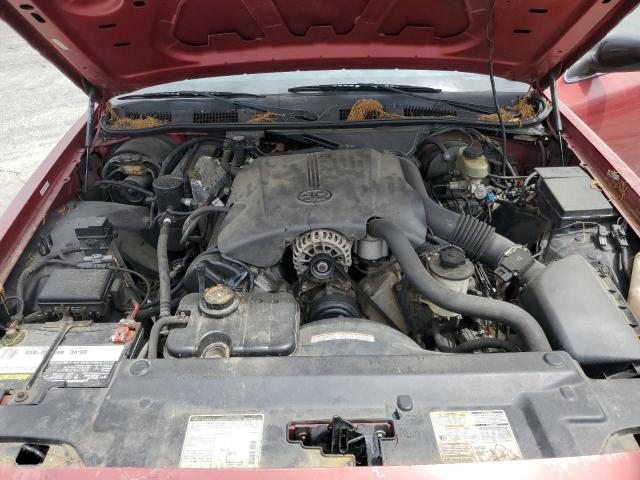 2FAFP71W7XX167653 - 1999 FORD CROWN VICT POLICE INTERCEPTOR RED photo 11