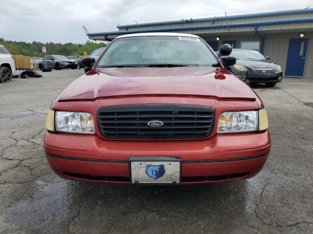 2FAFP71W7XX167653 - 1999 FORD CROWN VICT POLICE INTERCEPTOR RED photo 5