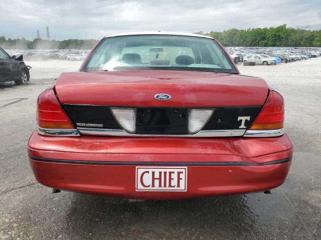 2FAFP71W7XX167653 - 1999 FORD CROWN VICT POLICE INTERCEPTOR RED photo 6