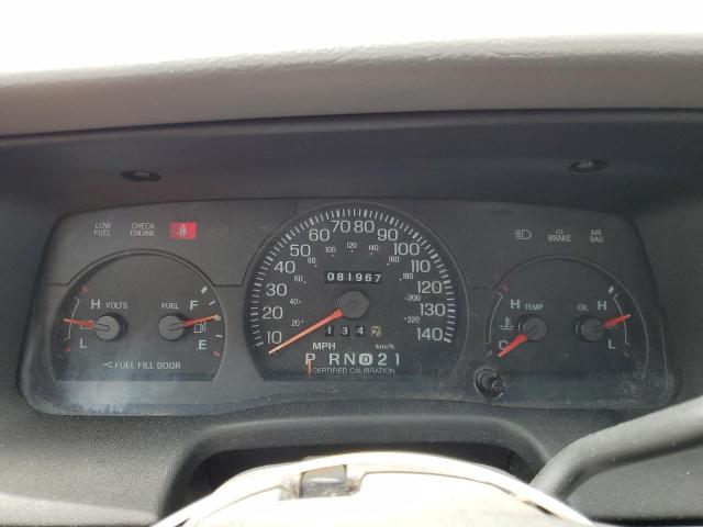 2FAFP71W7XX167653 - 1999 FORD CROWN VICT POLICE INTERCEPTOR RED photo 9