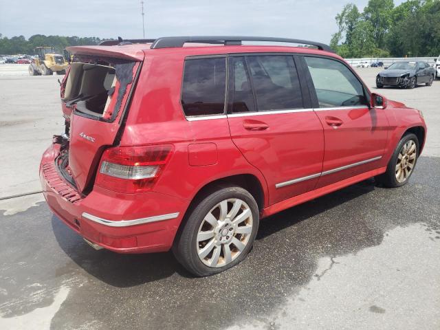 WDCGG8HB4CF936424 - 2012 MERCEDES-BENZ GLK 350 4MATIC RED photo 3