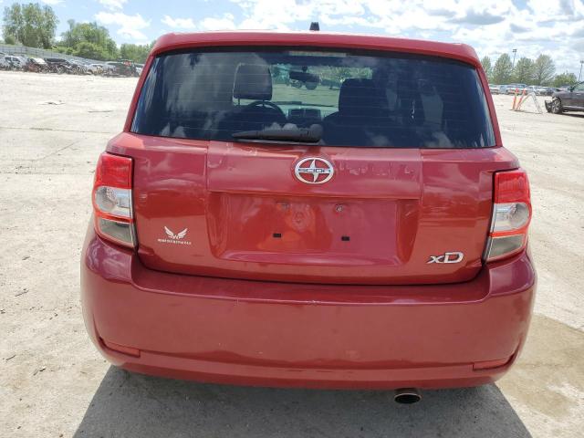 JTKKU10419J044725 - 2009 TOYOTA SCION XD RED photo 6