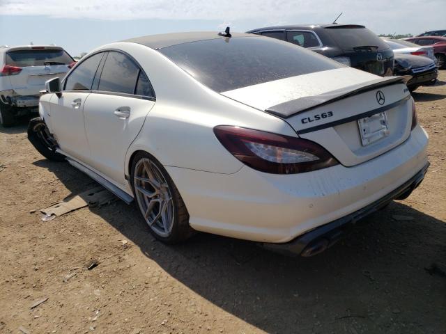 WDDLJ9CB5EA105300 - 2014 MERCEDES-BENZ CLS 63 AMG WHITE photo 2