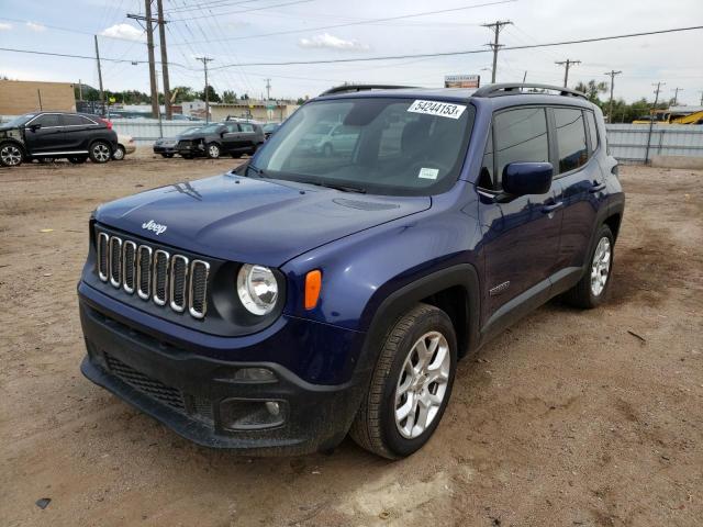 ZACCJABB6JPH14595 - 2018 JEEP RENEGADE LATITUDE BLUE photo 1