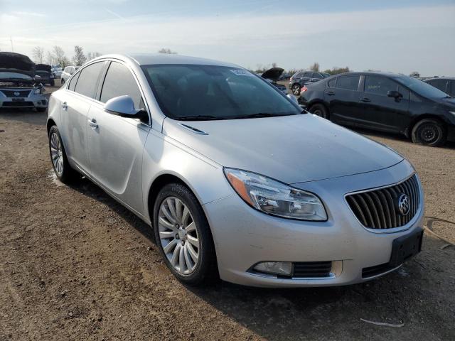 2G4GR5EK2C9118360 - 2012 BUICK REGAL SILVER photo 4