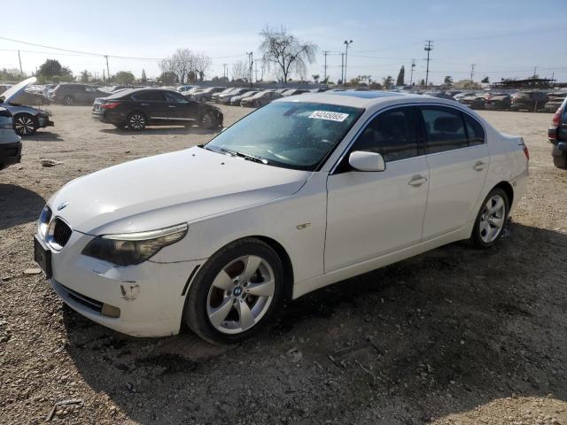 WBAN453588CT16817 - 2008 BMW 5 SERIES WHITE photo 1