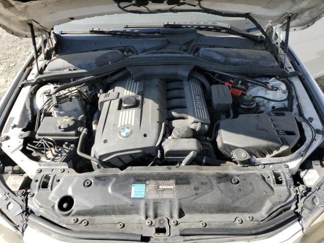WBAN453588CT16817 - 2008 BMW 5 SERIES WHITE photo 11