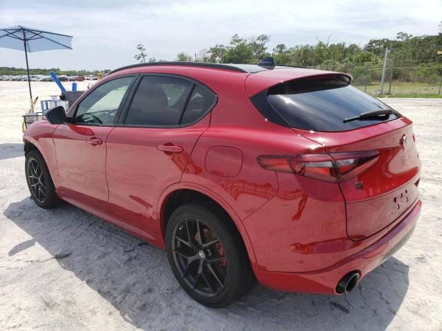 ZASPAKBN8L7C73559 - 2020 ALFA ROMEO STELVIO TI RED photo 2