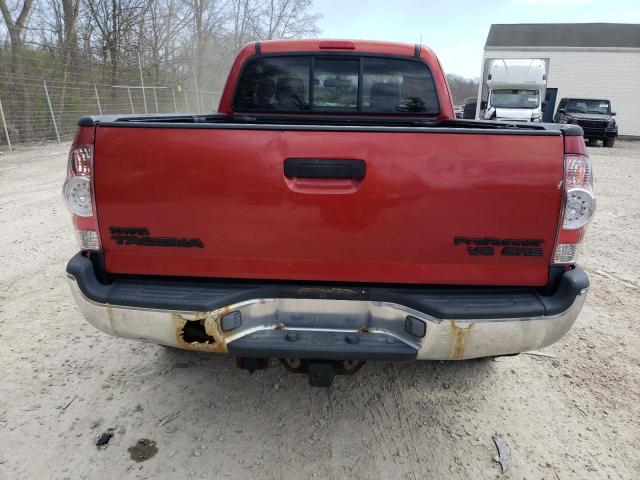 5TETU62N16Z268089 - 2006 TOYOTA TACOMA PRERUNNER ACCESS CAB RED photo 6