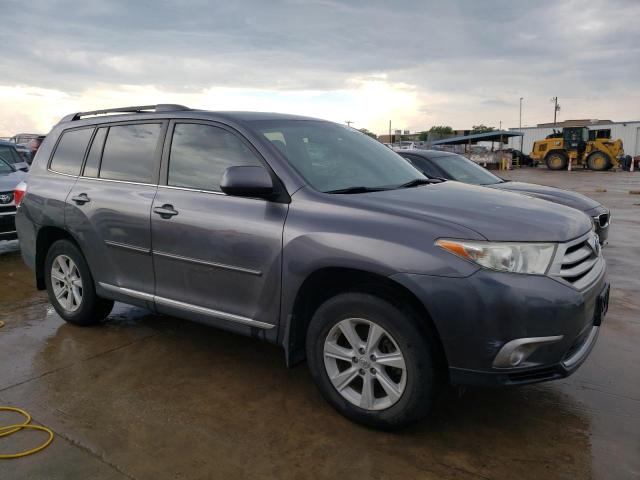 5TDZK3EH9DS131867 - 2013 TOYOTA HIGHLANDER BASE GRAY photo 4