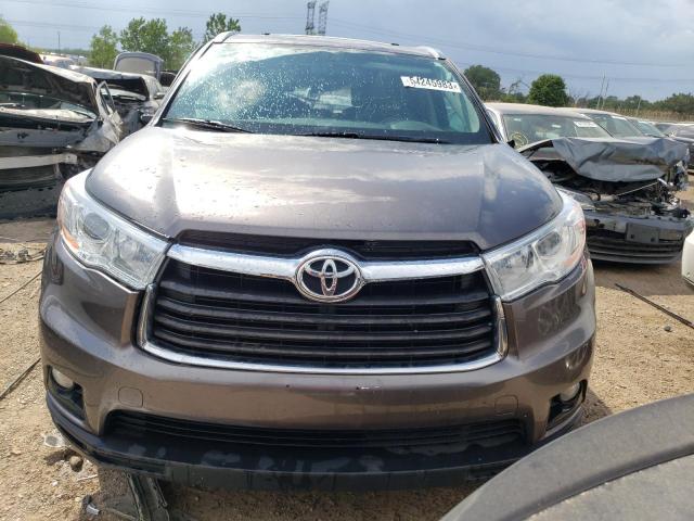 5TDJKRFH2ES035420 - 2014 TOYOTA HIGHLANDER XLE Boz foto 5