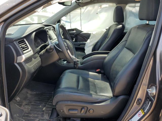 5TDJKRFH2ES035420 - 2014 TOYOTA HIGHLANDER XLE Boz foto 7