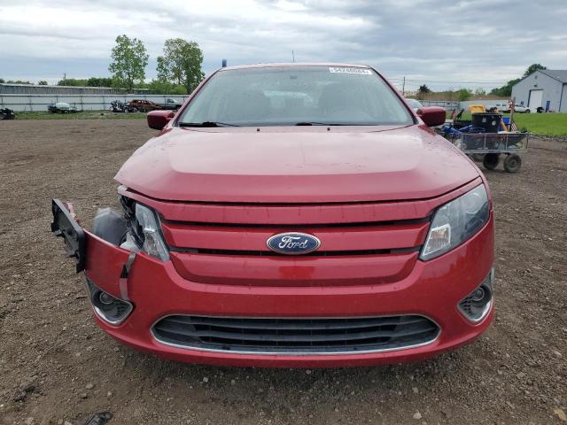 3FAHP0HA0AR303864 - 2010 FORD FUSION SE RED photo 5