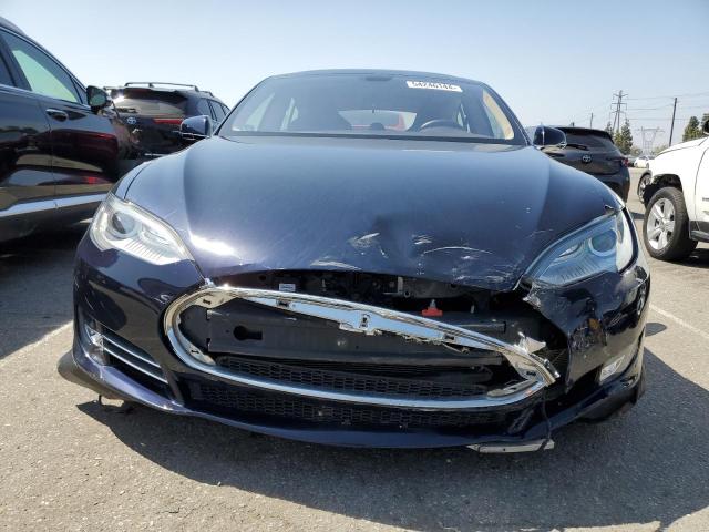 5YJSA1CP7DFP06958 - 2013 TESLA MODEL S BLUE photo 5