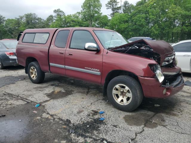 5TBRN34113S424228 - 2003 TOYOTA TUNDRA ACCESS CAB SR5 BURGUNDY photo 4