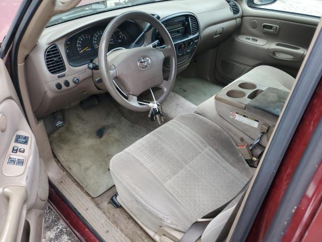 5TBRN34113S424228 - 2003 TOYOTA TUNDRA ACCESS CAB SR5 BURGUNDY photo 8