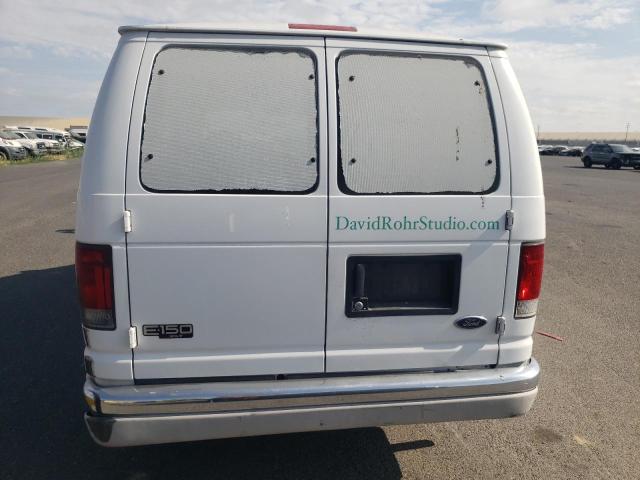 1FDRE11W63HB25961 - 2003 FORD ECONOLINE E150 WAGON WHITE photo 6